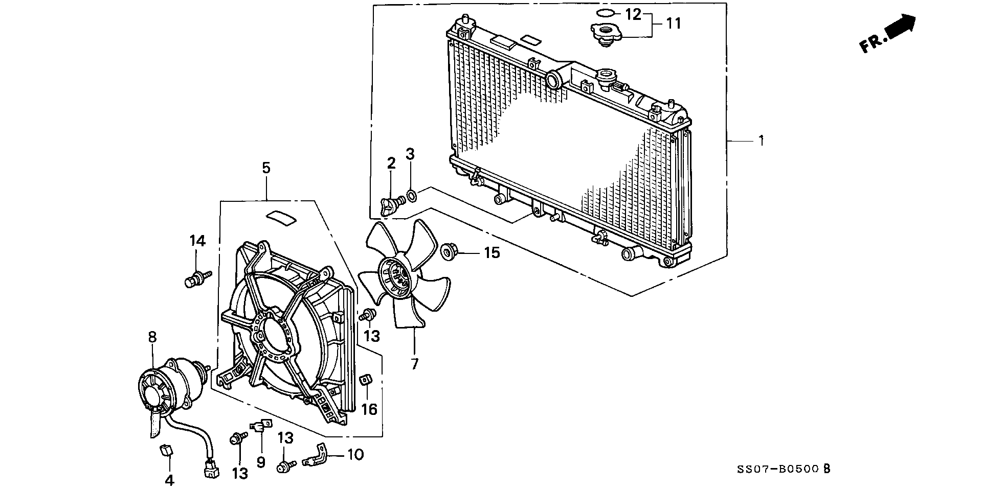 Honda 19045PT0003 - Tappo, radiatore www.autoricambit.com