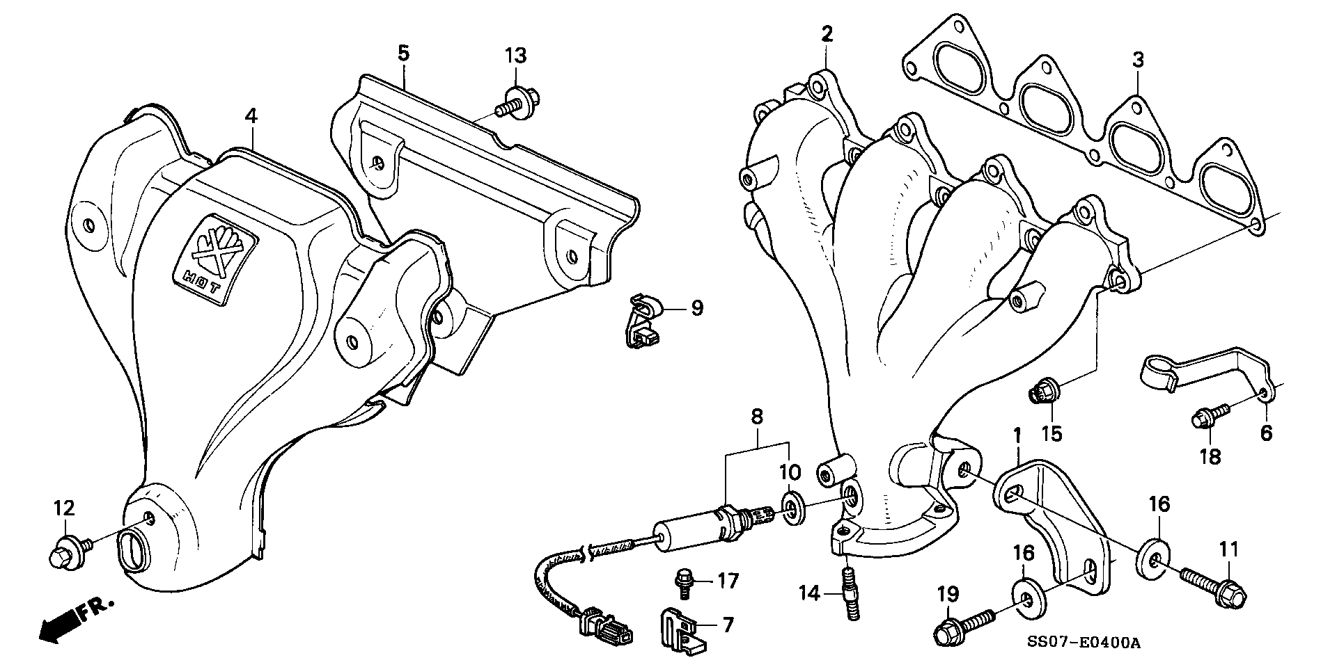 Honda 36531-P12-A02 - Sonda lambda www.autoricambit.com