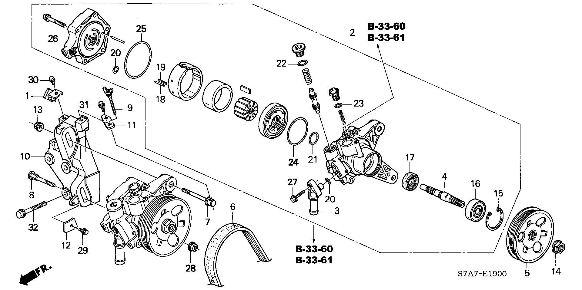 Honda 56992-PSA-004 - Cinghia Poly-V www.autoricambit.com