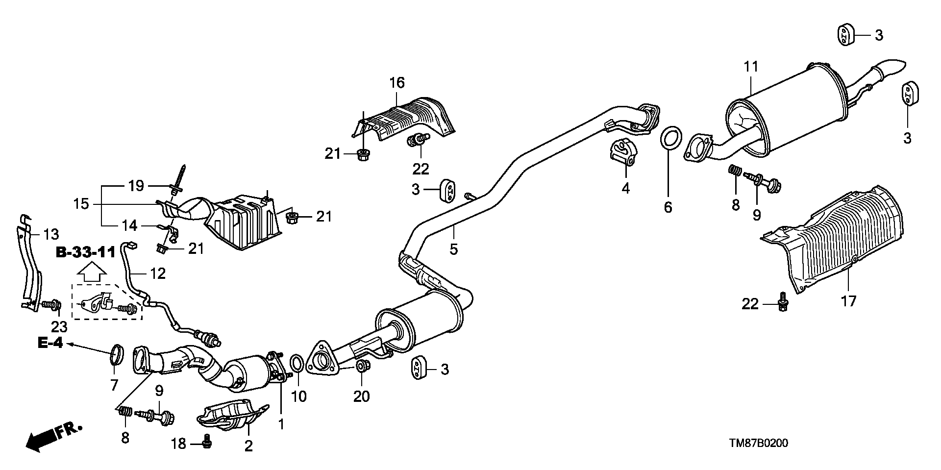 Honda 36532-RB0-004 - Sonda lambda www.autoricambit.com