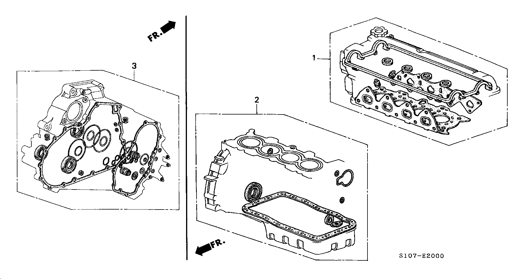 Honda 06110-P3F-902 - Kit guarnizioni, Testata www.autoricambit.com