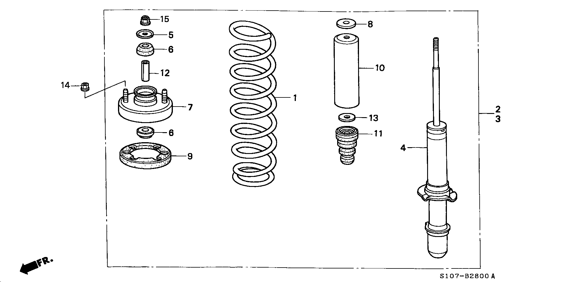 Honda 51687-SL4-004 - Parapolvere, Ammortizzatore www.autoricambit.com