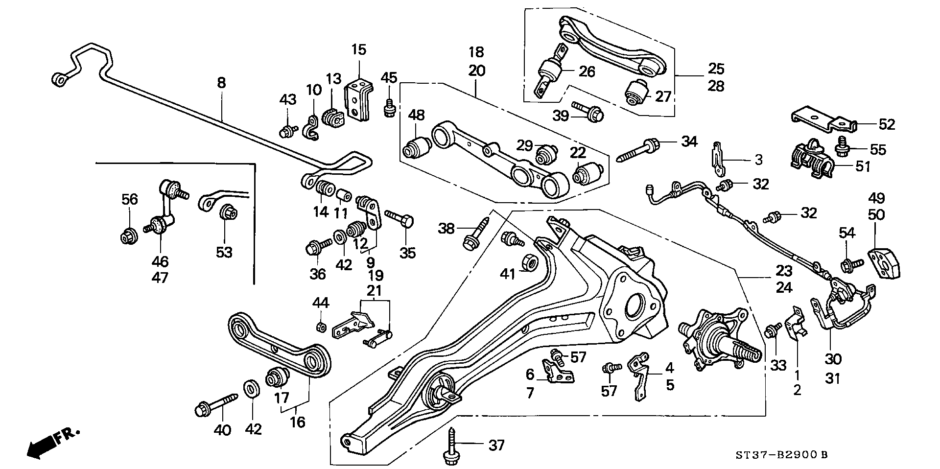 Honda 52303-SK3010 - Asta/Puntone, Stabilizzatore www.autoricambit.com