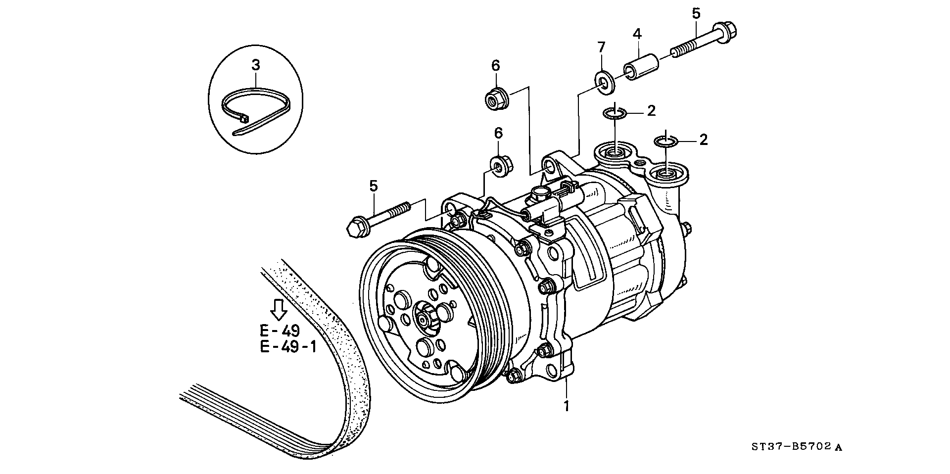 Honda 38800P9ME30 - Compressore, Climatizzatore www.autoricambit.com