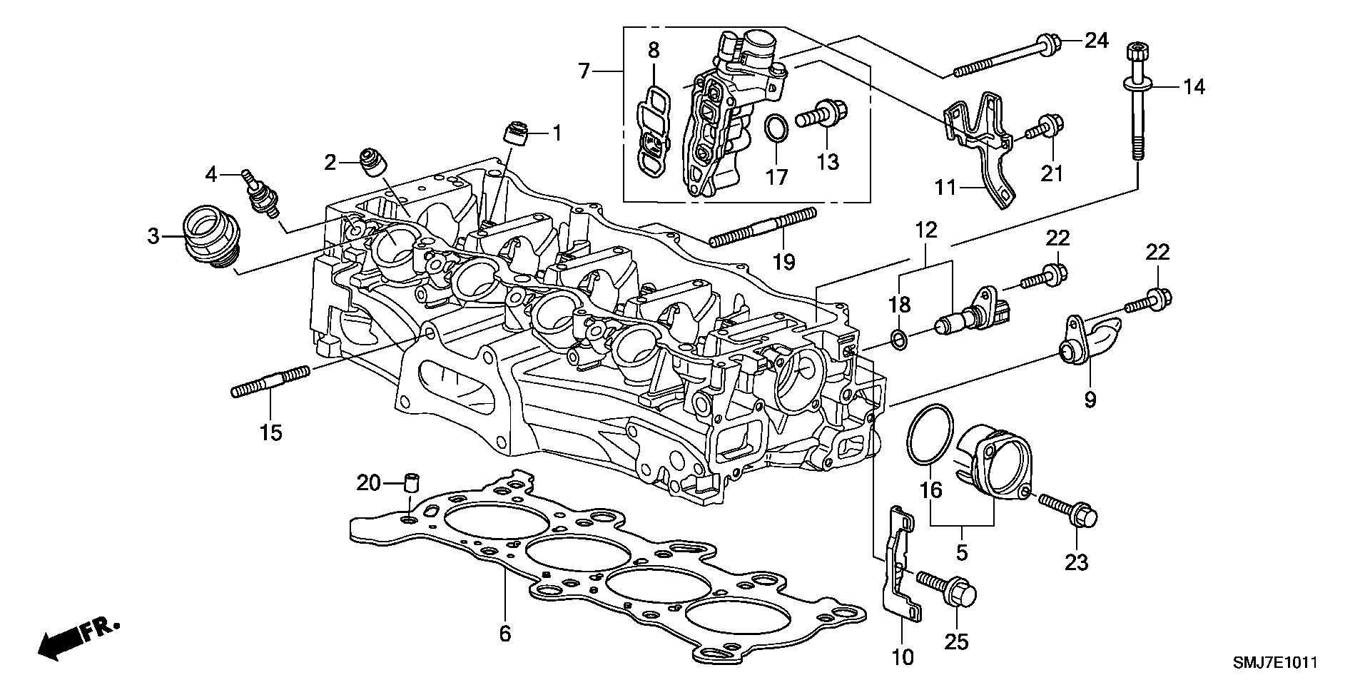 Honda 12211-PZ1-004 - Anello tenuta, Stelo valvola www.autoricambit.com