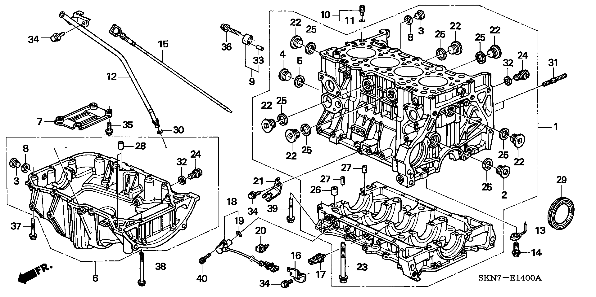 Honda 37500RBDE01 - Generatore di impulsi, Albero a gomiti www.autoricambit.com