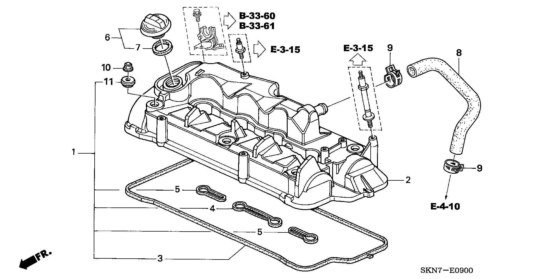 Honda 90441-PNA-010 - Guarnizione www.autoricambit.com