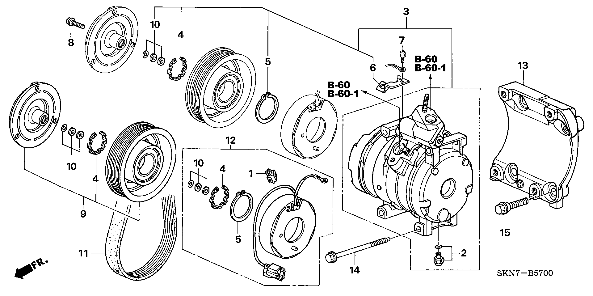 Honda 38920-RBD-E01 - Cinghia Poly-V www.autoricambit.com