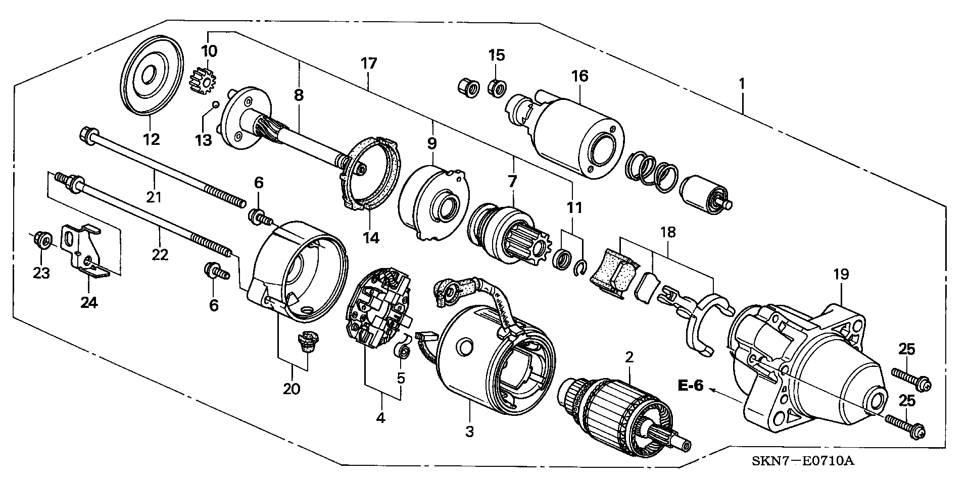 Honda 31200-RBD-E01 - Motorino d'avviamento www.autoricambit.com