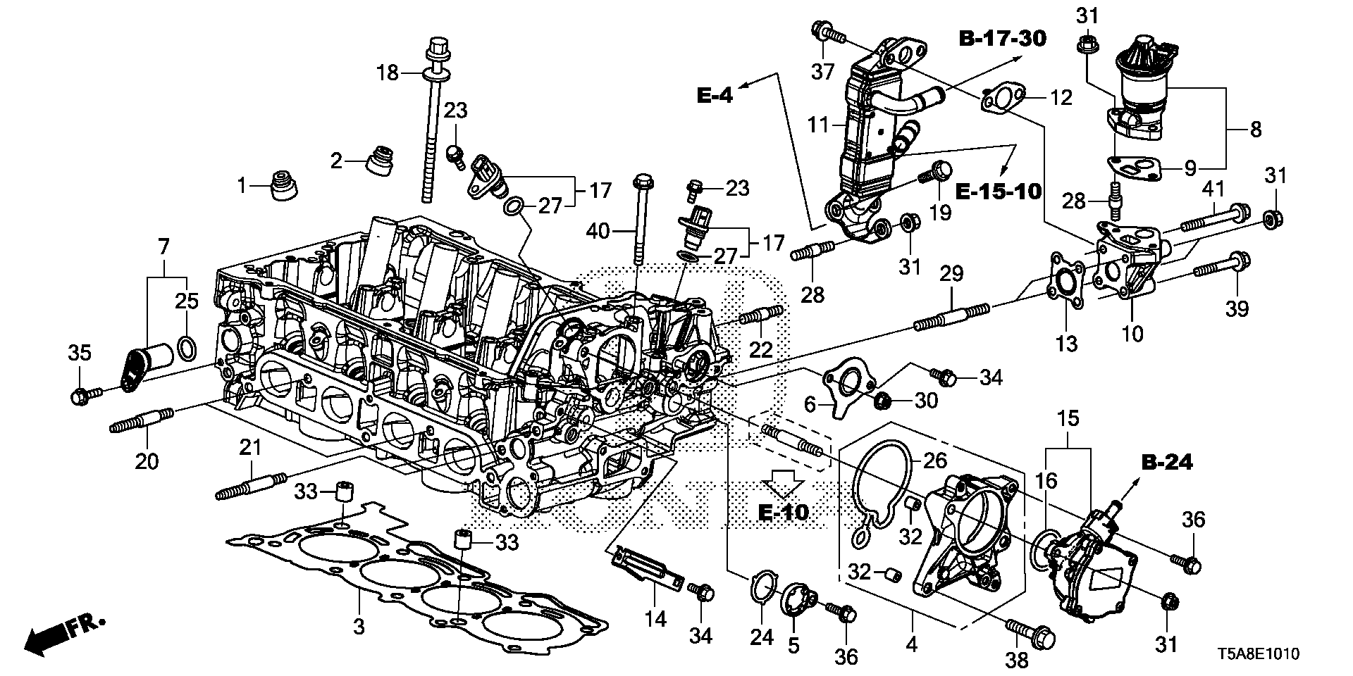 Honda 12210-PZ1-003 - Anello tenuta, Stelo valvola www.autoricambit.com