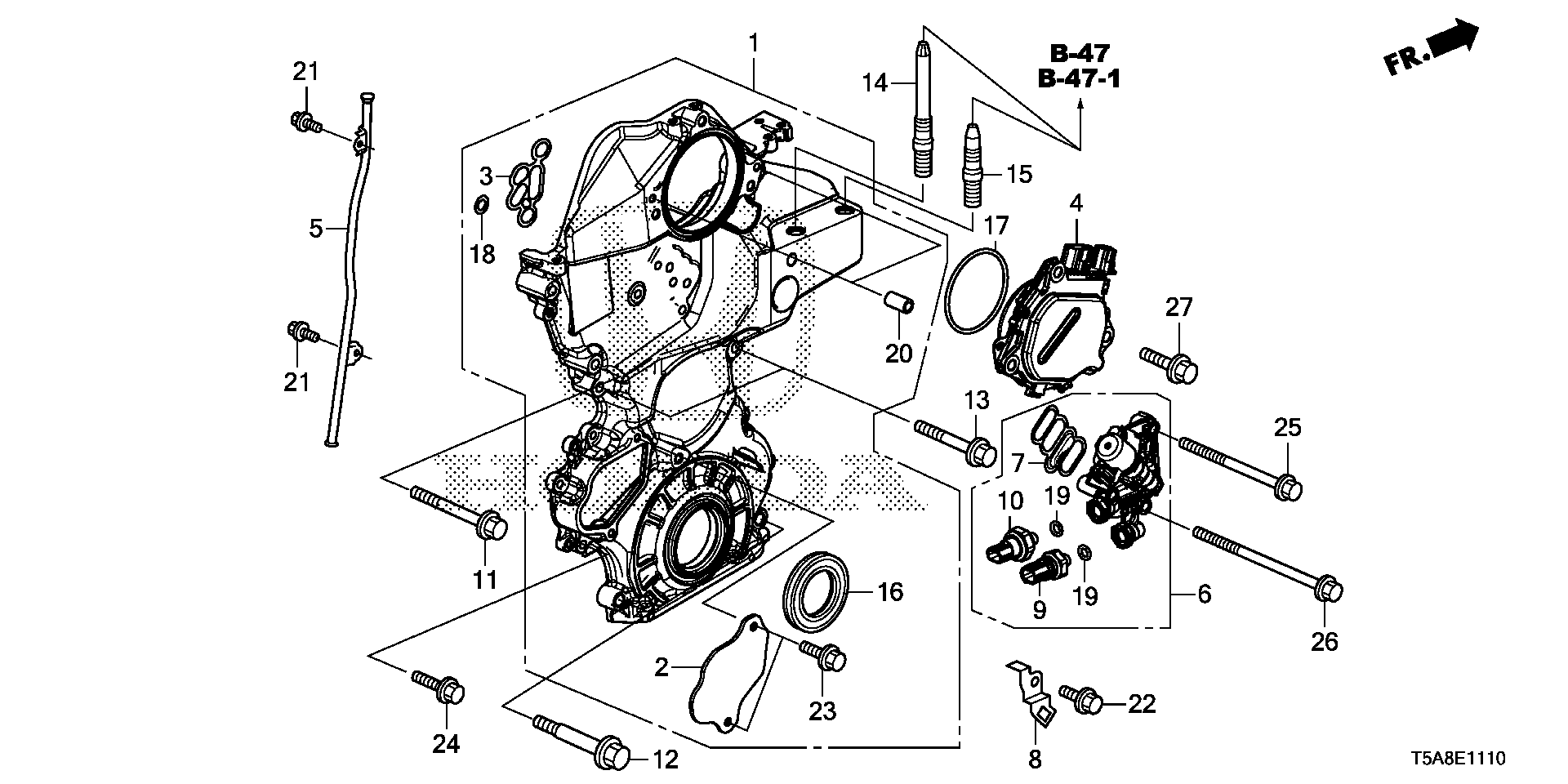 Honda 91212-5K9-003 - Paraolio, Albero a gomiti www.autoricambit.com