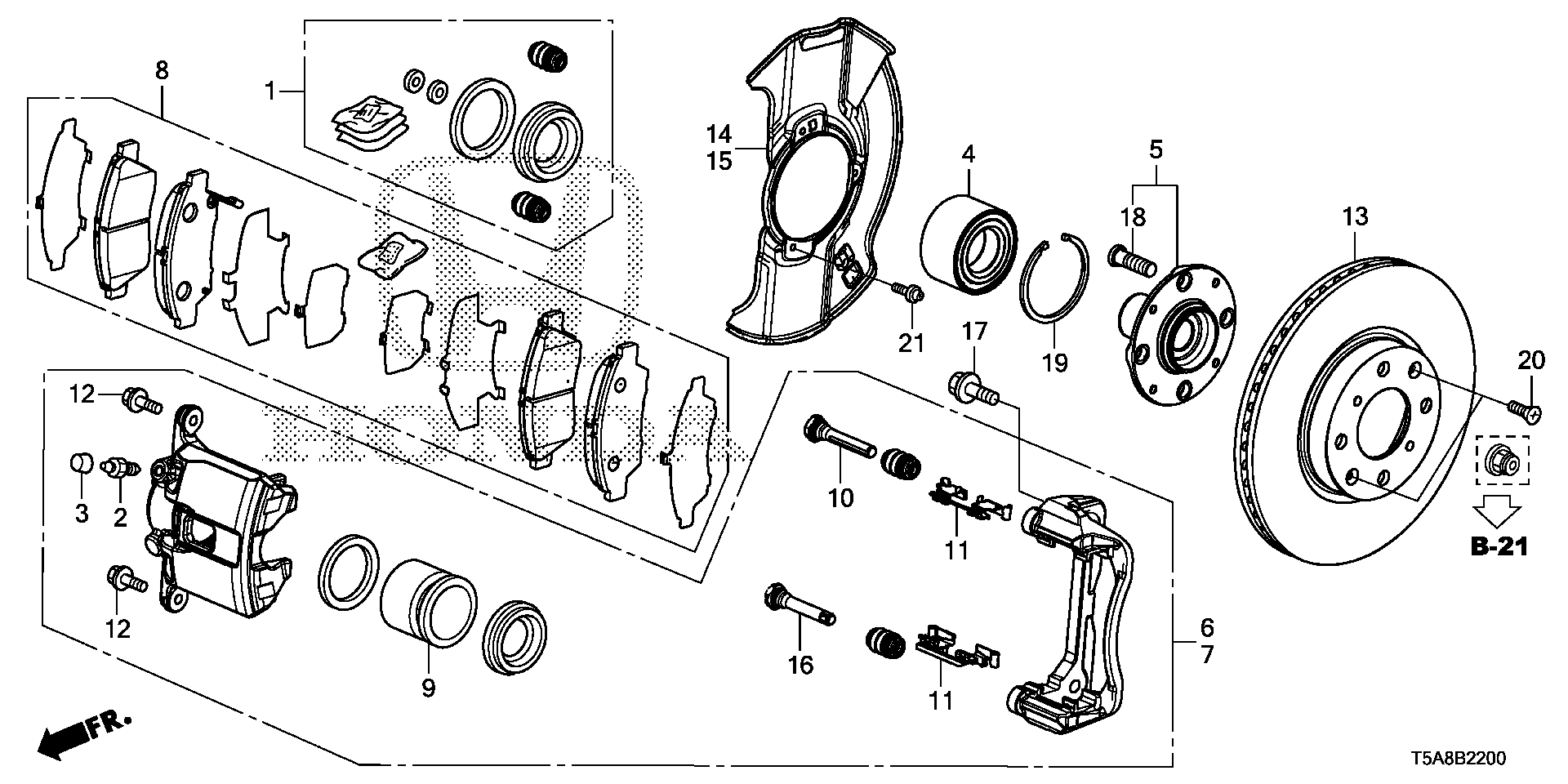 Honda 45251-T9P-J00 - Discofreno www.autoricambit.com