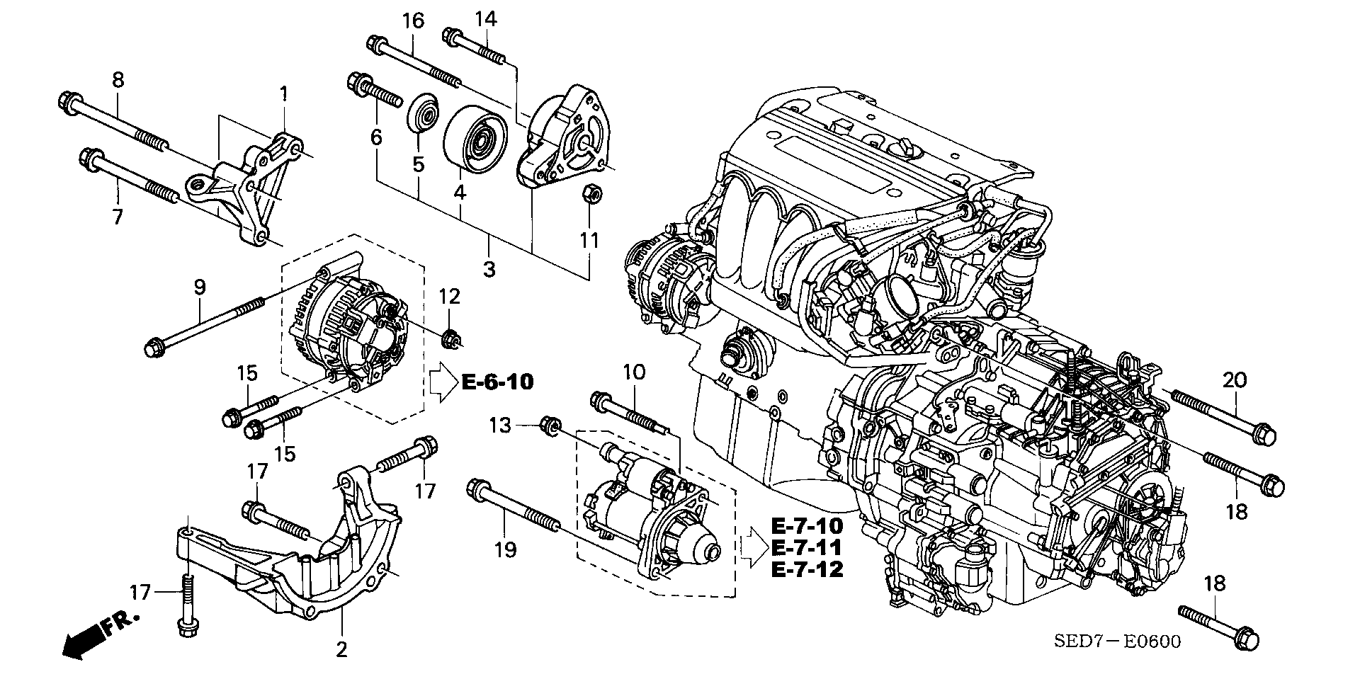 Honda 31170-RAA-A01 - Galoppino/Guidacinghia, Cinghia Poly-V www.autoricambit.com