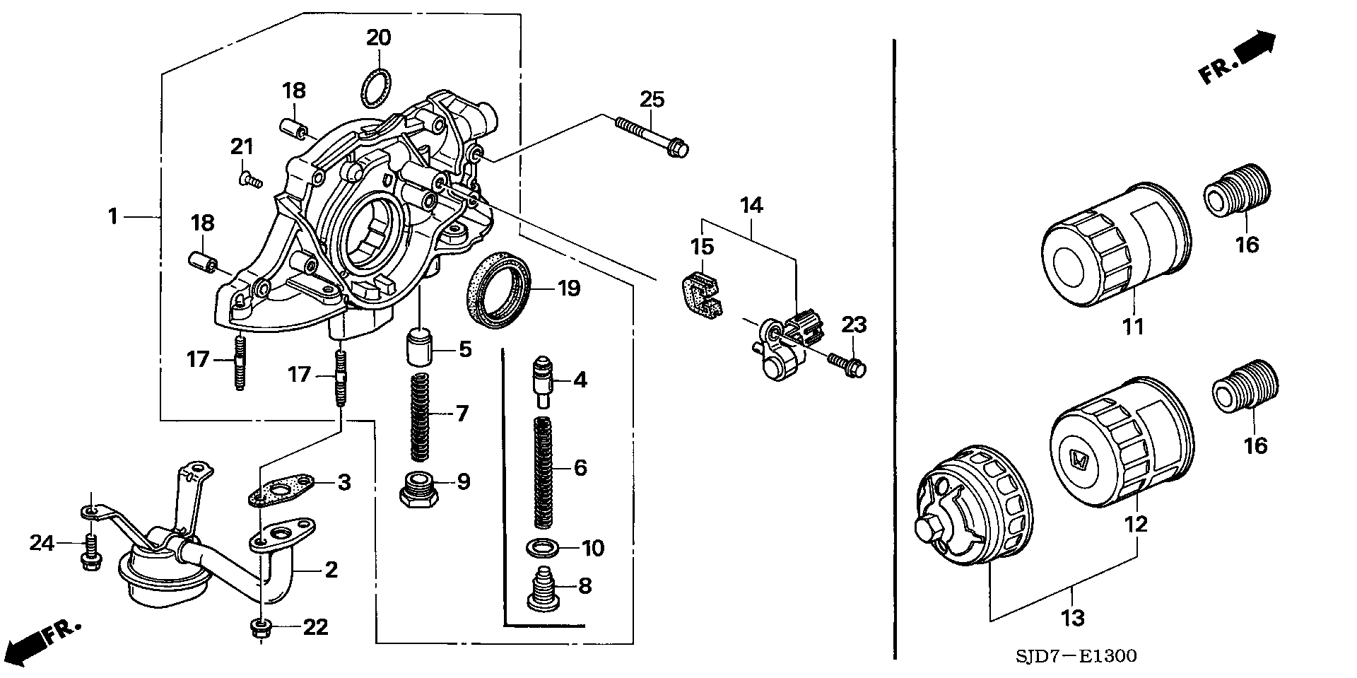 Honda 91212-PLC-003 - Paraolio, Albero a gomiti www.autoricambit.com