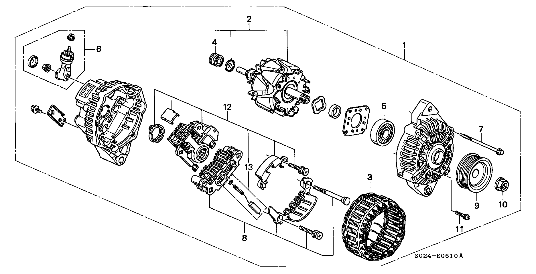 Honda 31 100-P2E-G01 - Alternatore www.autoricambit.com