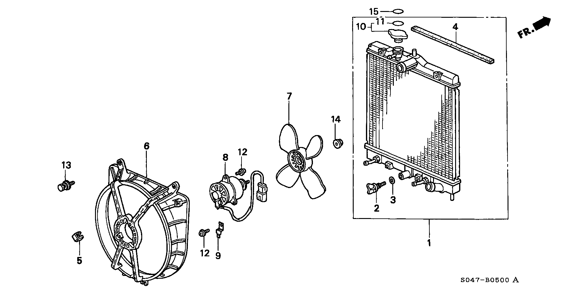 Honda 19045-P08-013 - Tappo, radiatore www.autoricambit.com