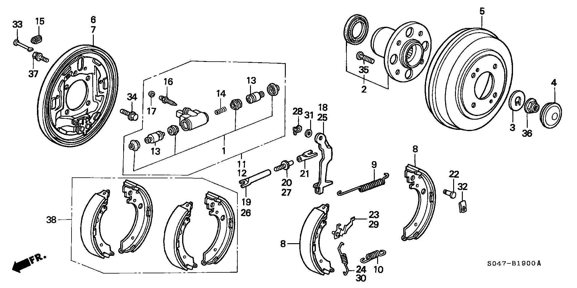 Honda 42200-S04-951 - Kit cuscinetto ruota www.autoricambit.com