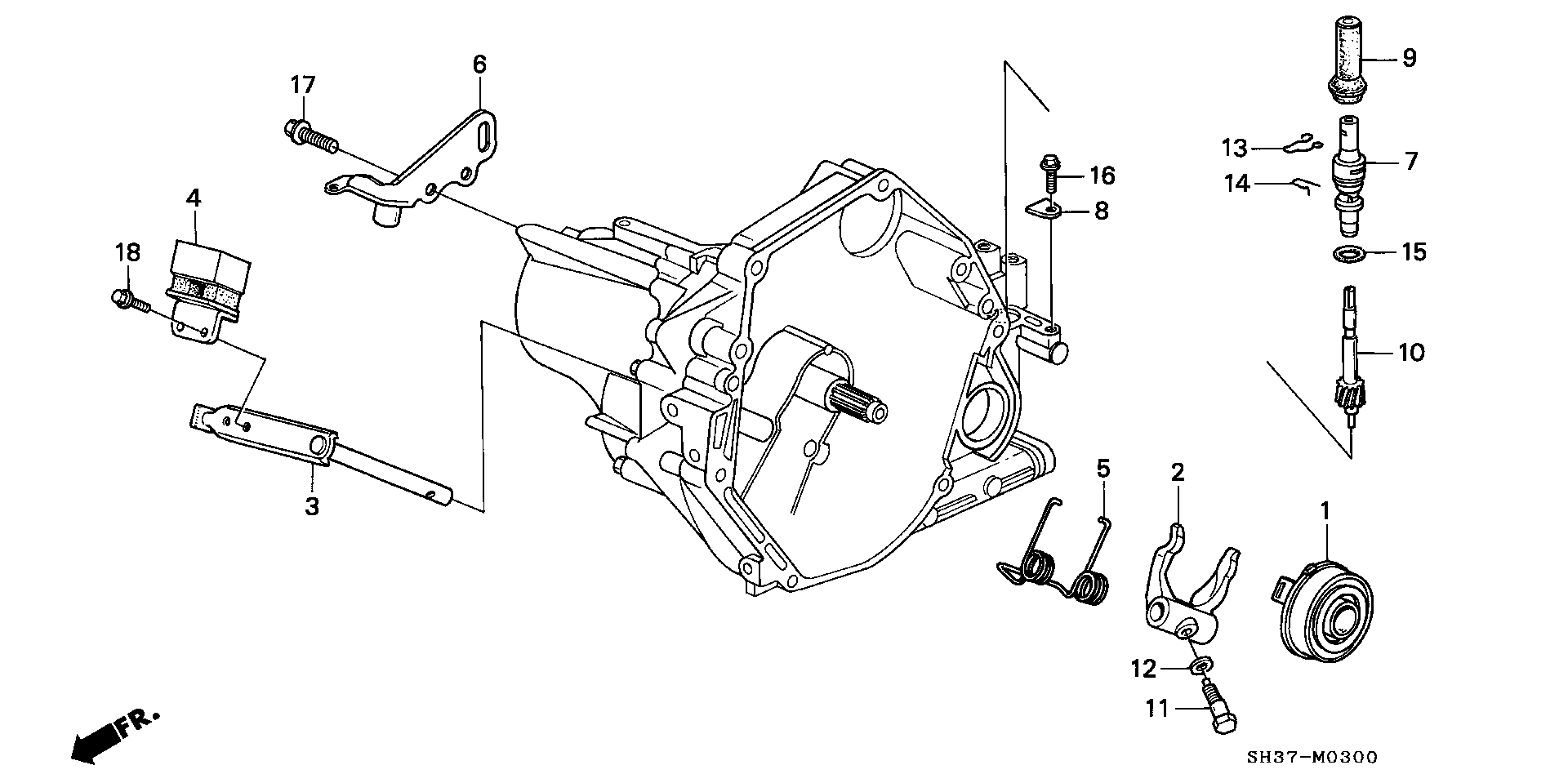 Honda 22810-PL3-003 - Reggispinta distacco frizione www.autoricambit.com