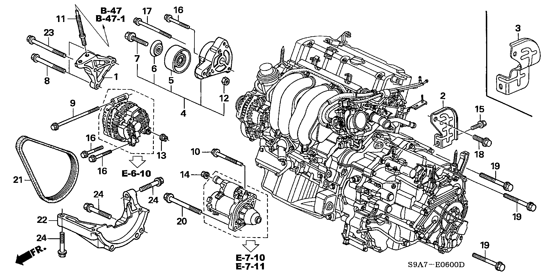 Honda 31170-PNA-013 - Galoppino/Guidacinghia, Cinghia Poly-V www.autoricambit.com