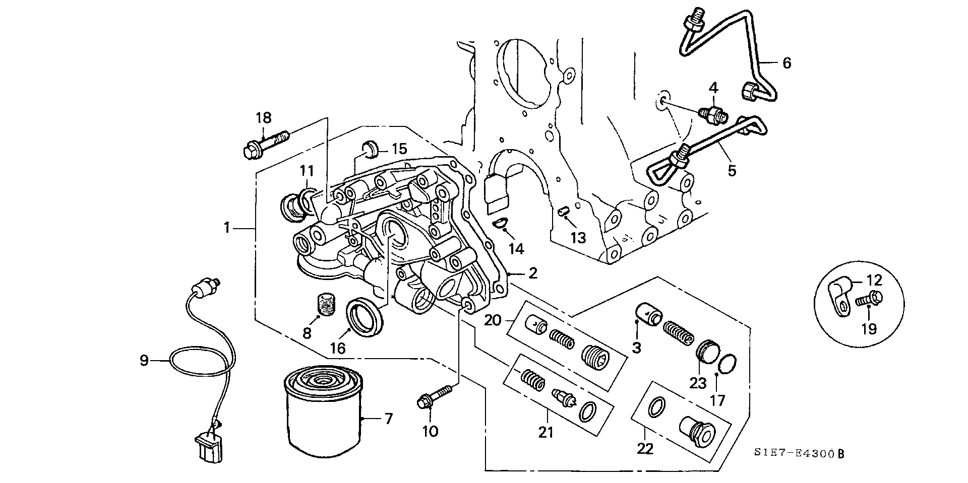 Honda 15400-P5T-G00 - Filtro olio www.autoricambit.com