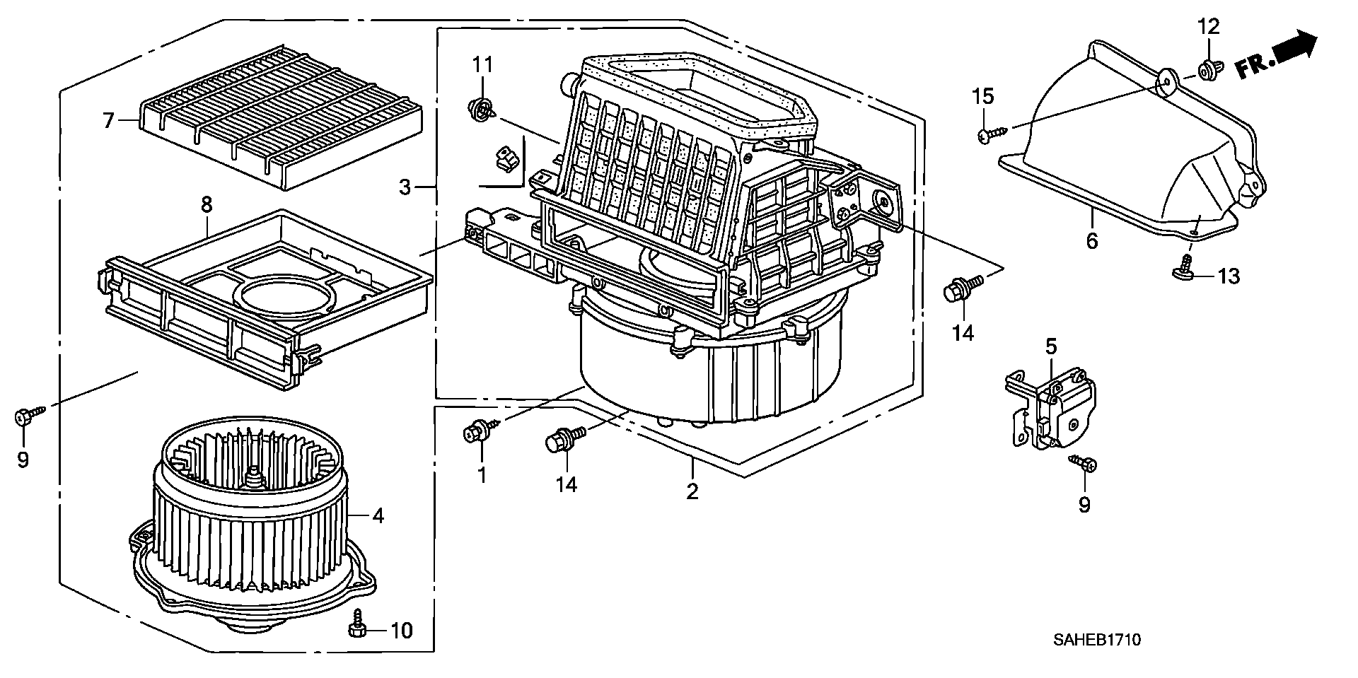 Honda 80291-SAA-E01 - Filtro, Aria abitacolo www.autoricambit.com