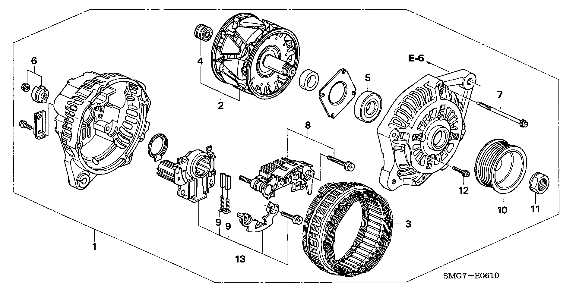 Honda 31100-RSH-004 - Alternatore www.autoricambit.com