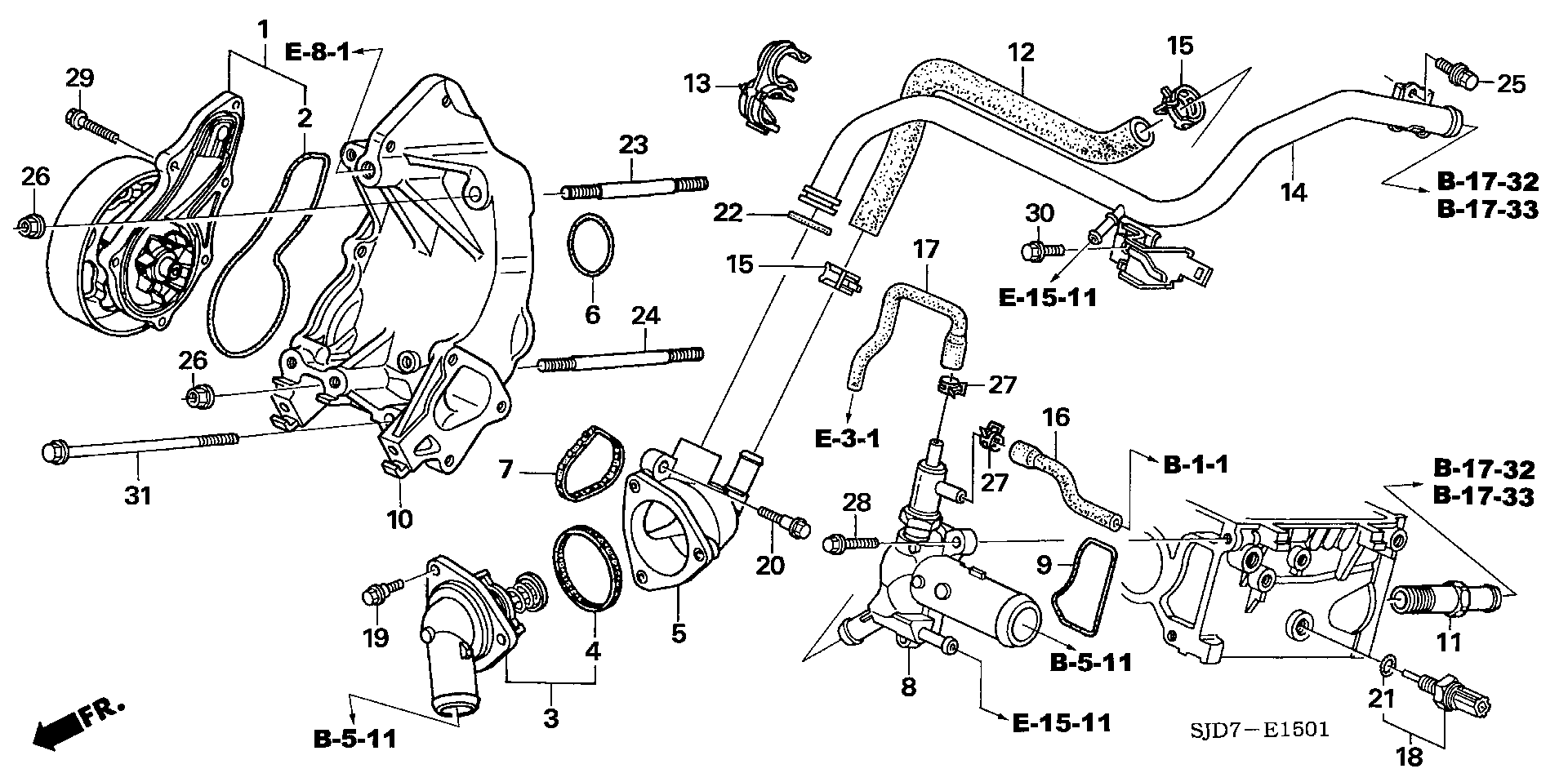 Honda 19322-PNA-003 - Guarnizione, Alloggiam. termostato www.autoricambit.com