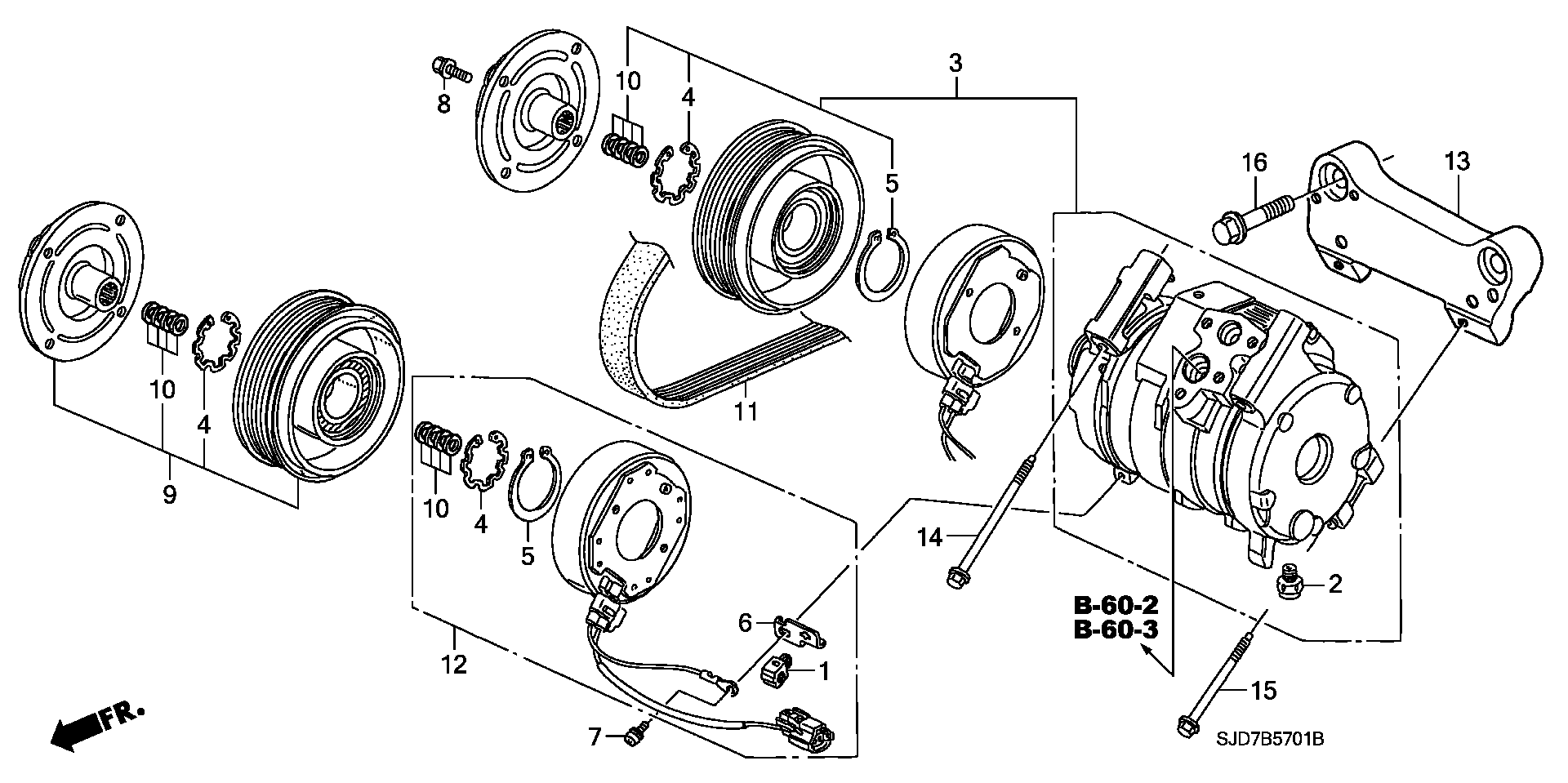 Honda 38920-PNA-023 - Cinghia Poly-V www.autoricambit.com