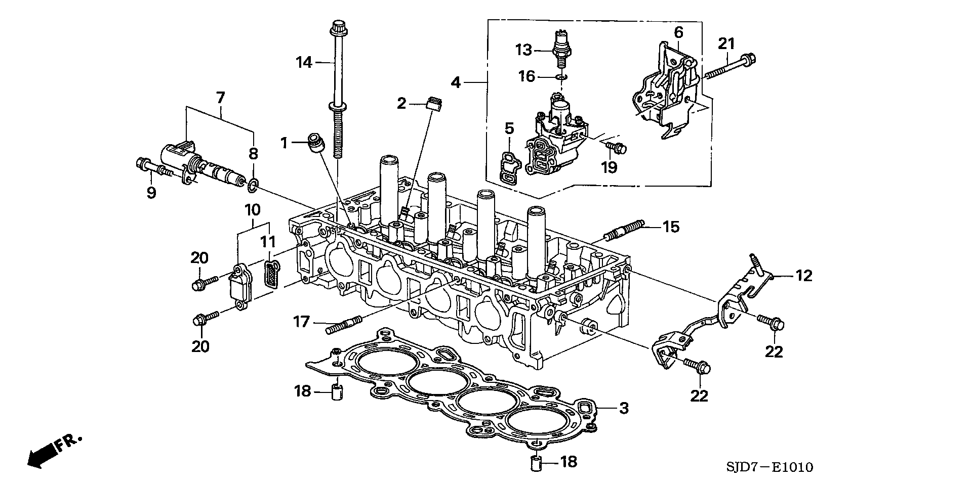 Honda 15832-PNA-003 - Guarnizione, Collettore aspirazione www.autoricambit.com