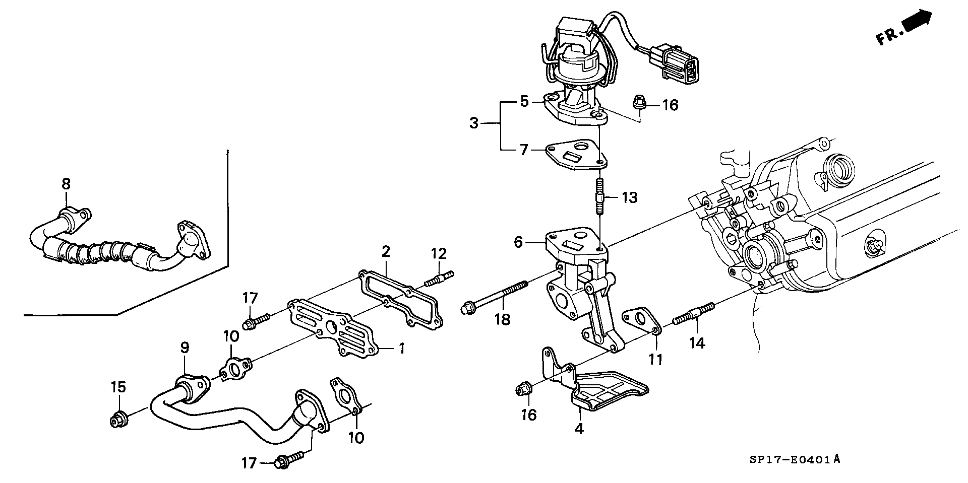 Honda 18011PY3000 - Guarnizione, Termostato www.autoricambit.com