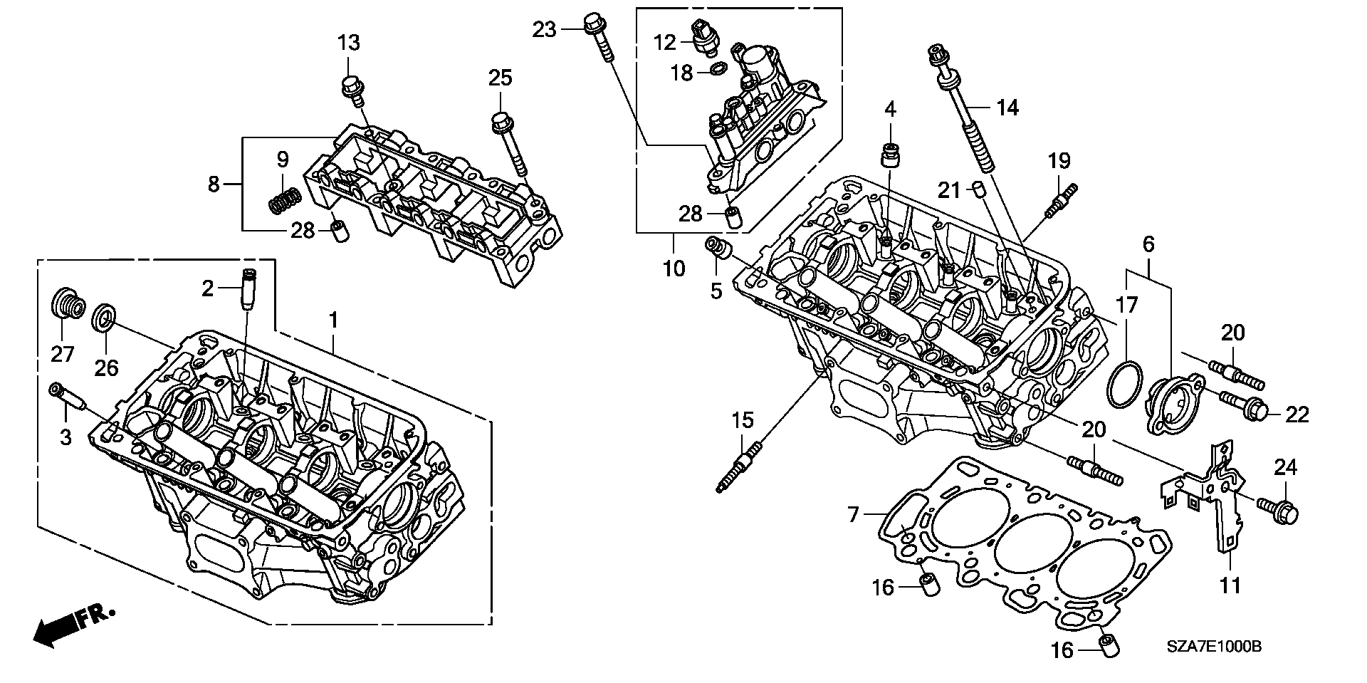 Honda 12251-R70-A01 - Guarnizione, Testata www.autoricambit.com