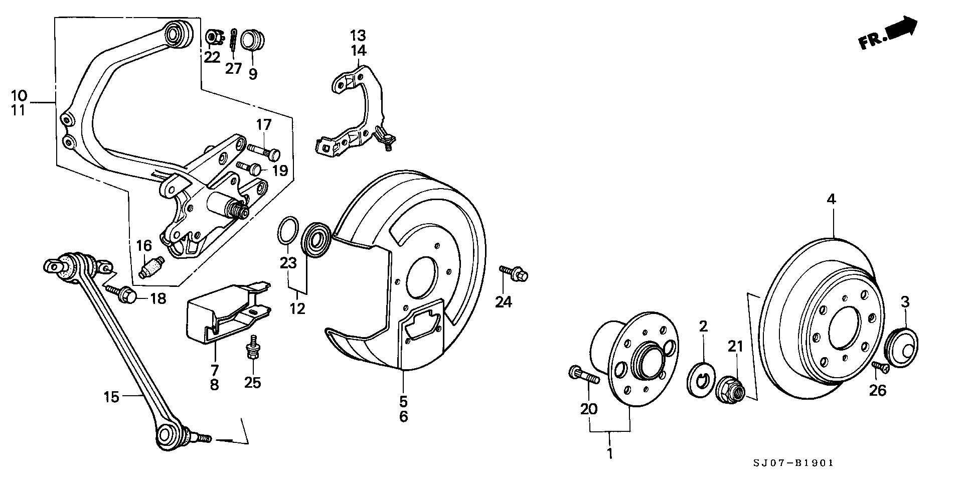 Rover 42510-SE0-000 - Discofreno www.autoricambit.com