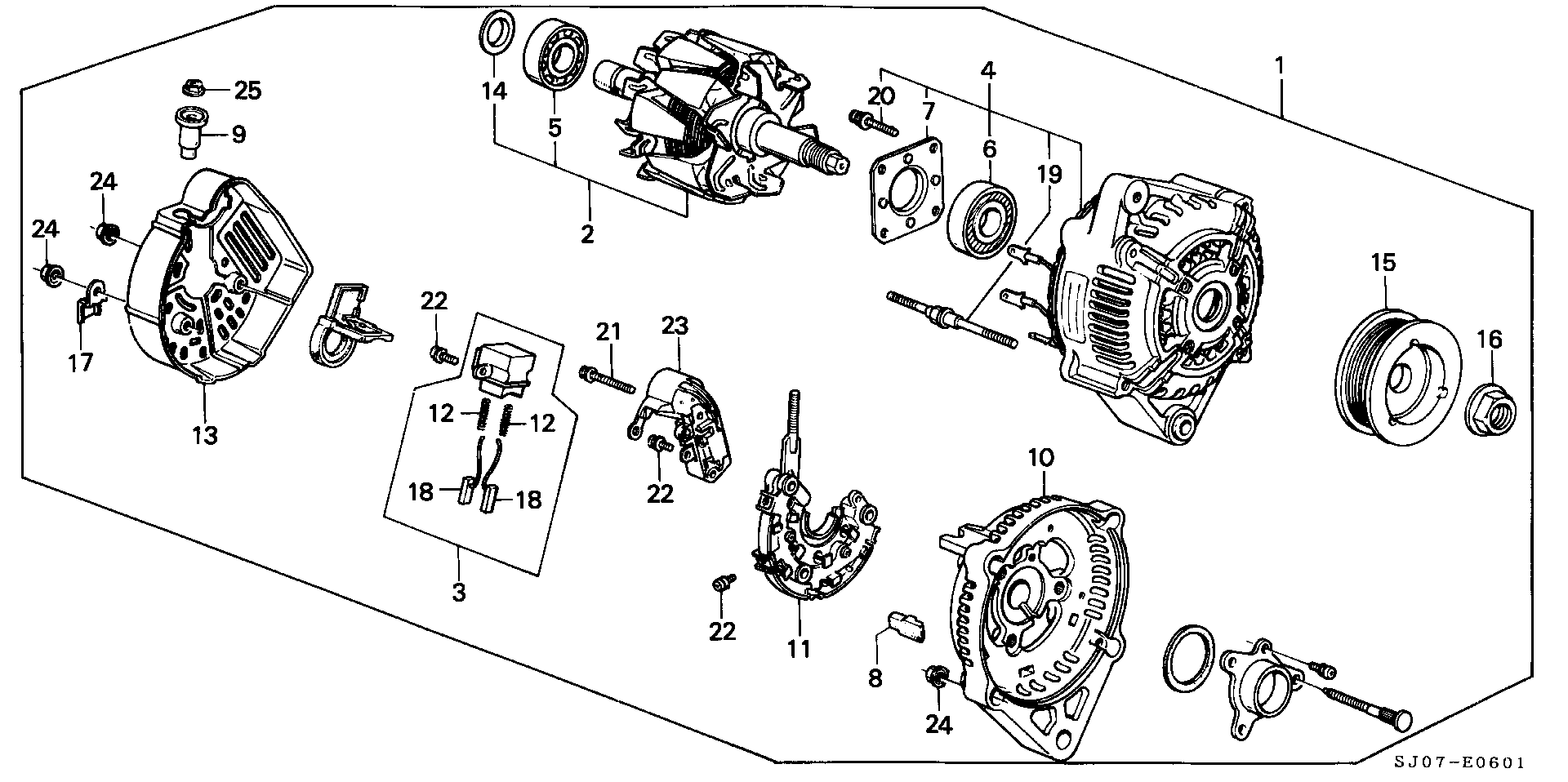 Honda 31 100-PH1-024 - Alternatore www.autoricambit.com