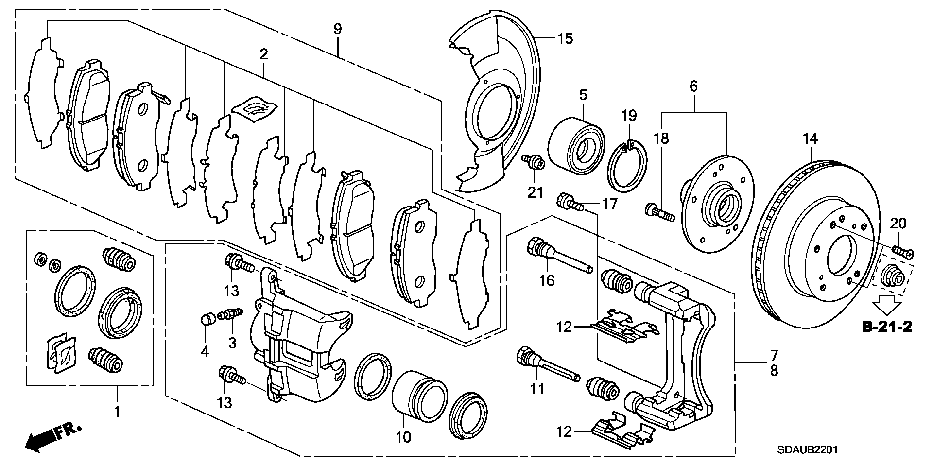 Honda 45251SDCA00 - Discofreno www.autoricambit.com