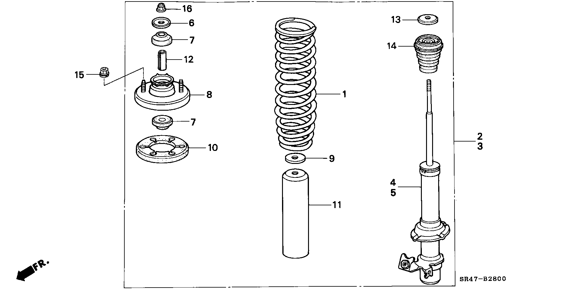 Honda 52722-SE0-006 - Ammortizzatore www.autoricambit.com