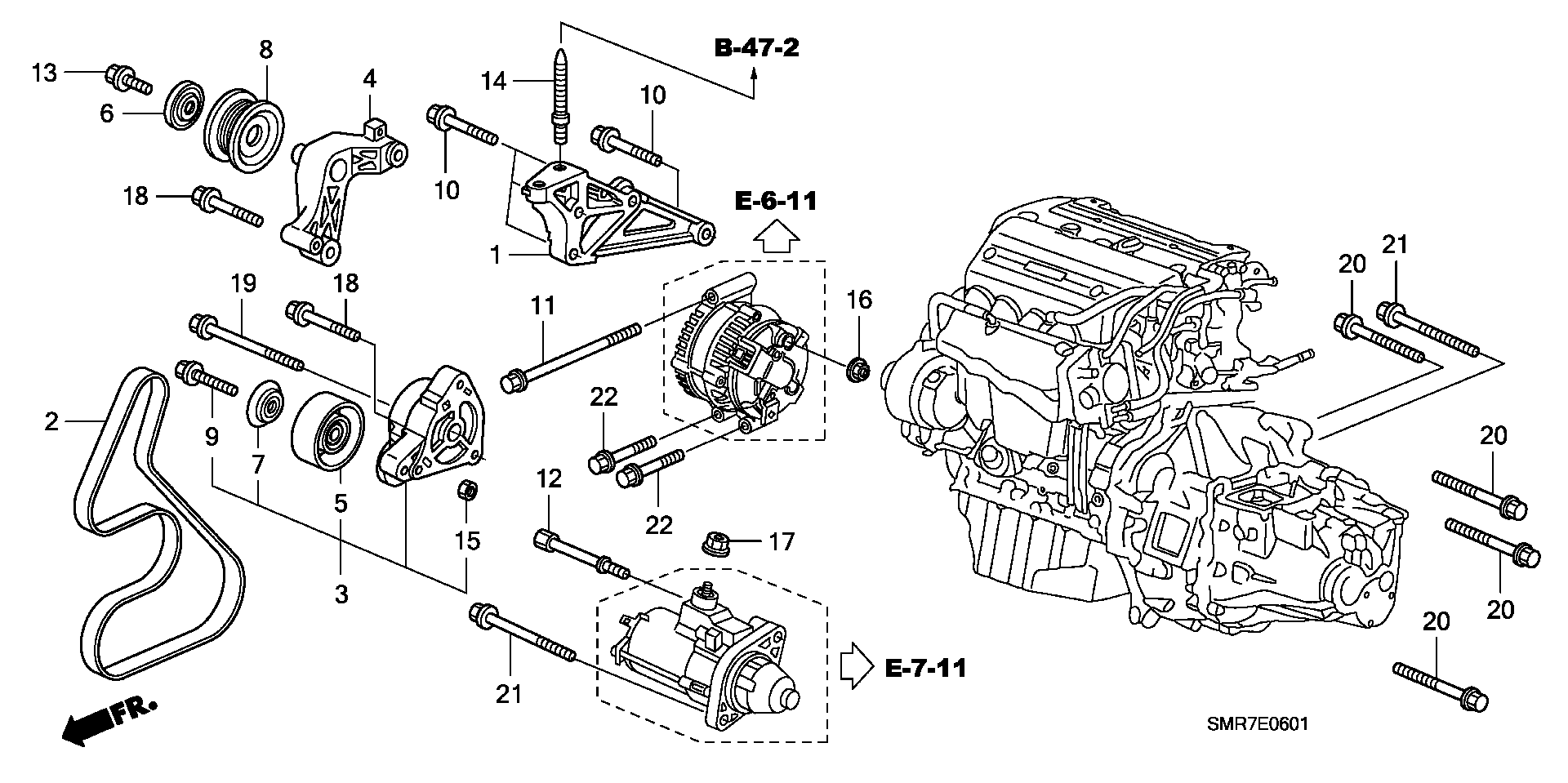 Honda 31170-PNA-023 - Tendicinghia, Cinghia Poly-V www.autoricambit.com