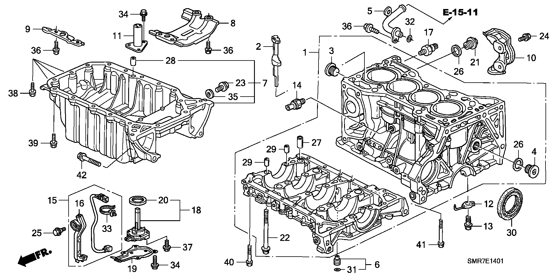 Honda 91214-PWA-Y01 - Paraolio, Albero a gomiti www.autoricambit.com