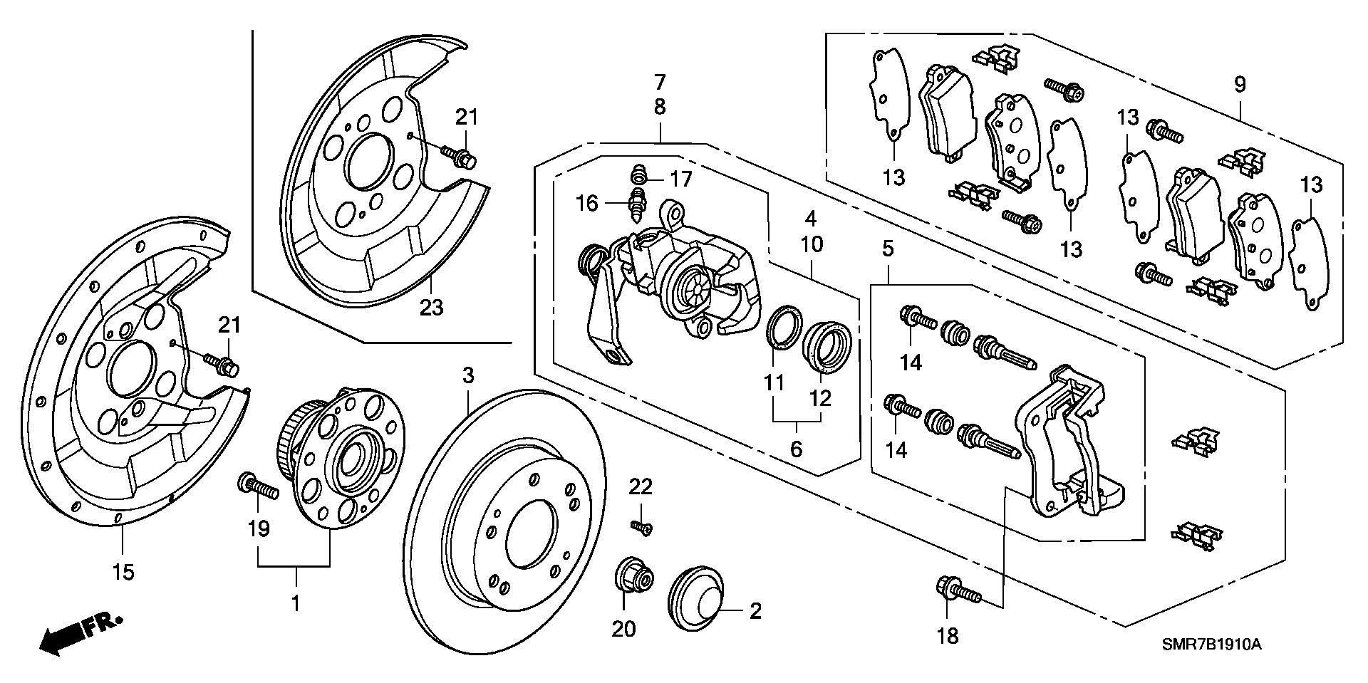 Honda 42200-SMG-G51 - Kit cuscinetto ruota www.autoricambit.com