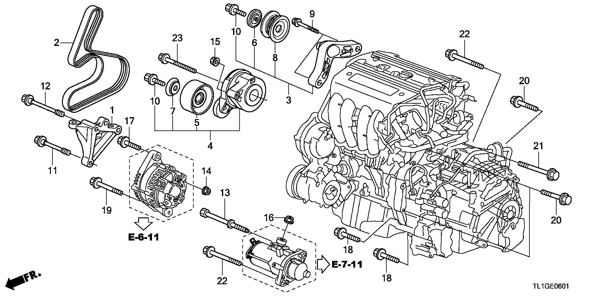 Honda 31190-RL5-A00 - Galoppino/Guidacinghia, Cinghia Poly-V www.autoricambit.com