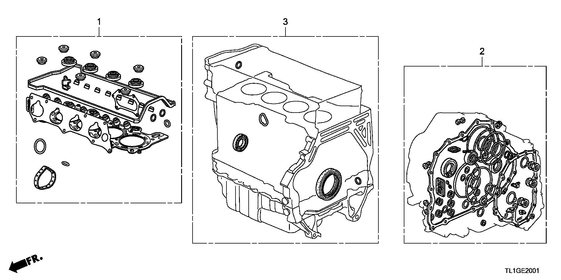 Honda 06114R40J00 - Kit guarnizioni, Monoblocco www.autoricambit.com