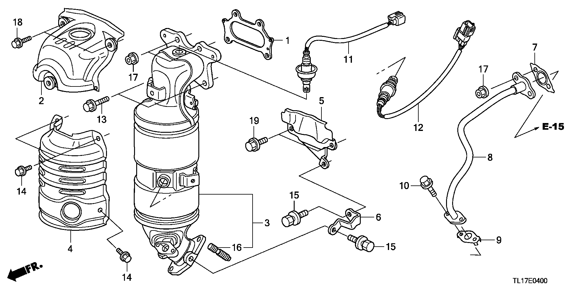 Honda 36532 RNA A01 - Sonda lambda www.autoricambit.com