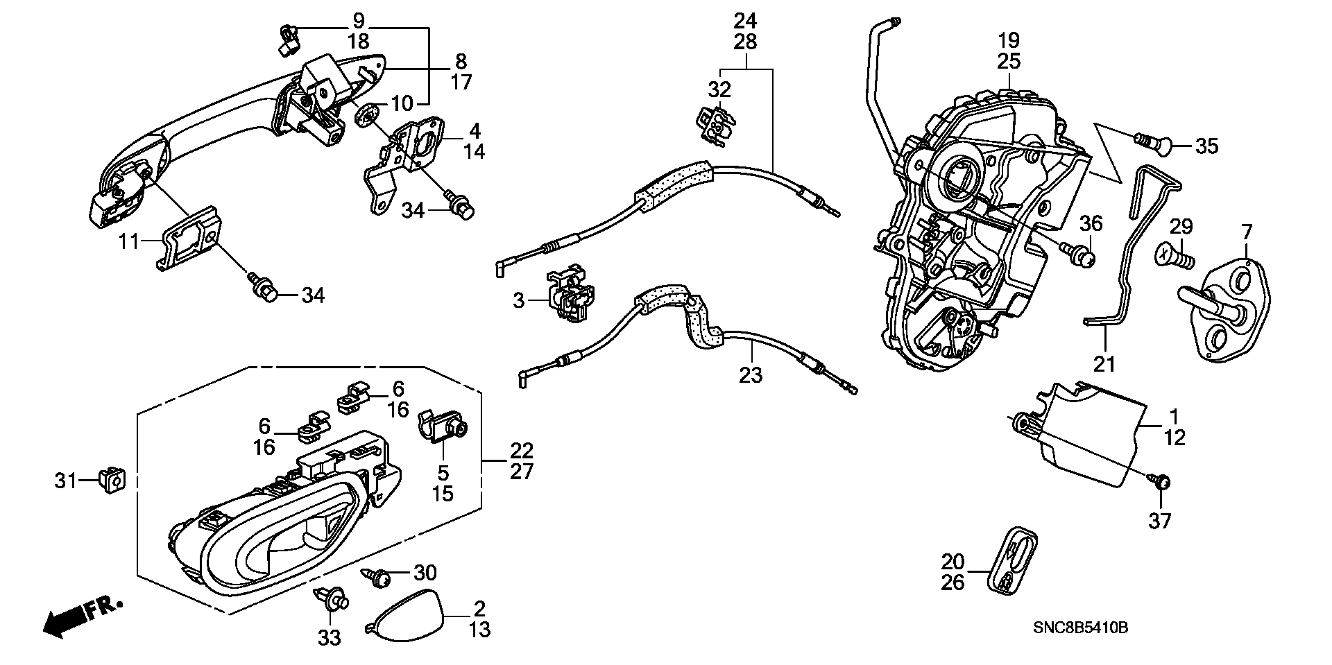 Honda 72610SNAA12 - Serratura sport. www.autoricambit.com