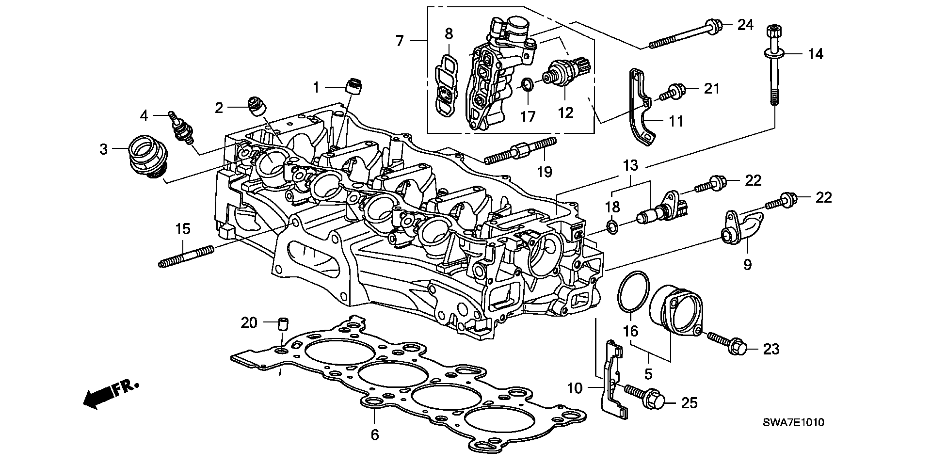 Honda 12211-P45-G01 - Anello tenuta, Stelo valvola www.autoricambit.com