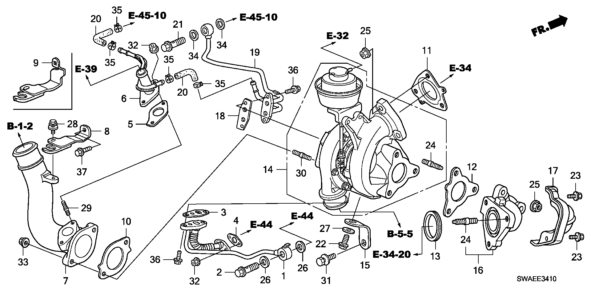 Honda 18900R06E01* - Turbocompressore, Sovralimentazione www.autoricambit.com