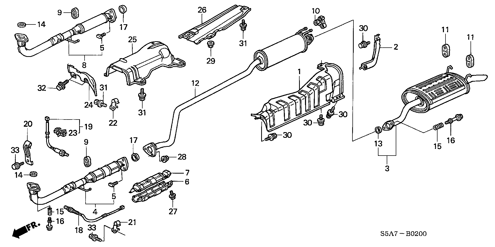 Honda 36532PLD003 - Sonda lambda www.autoricambit.com