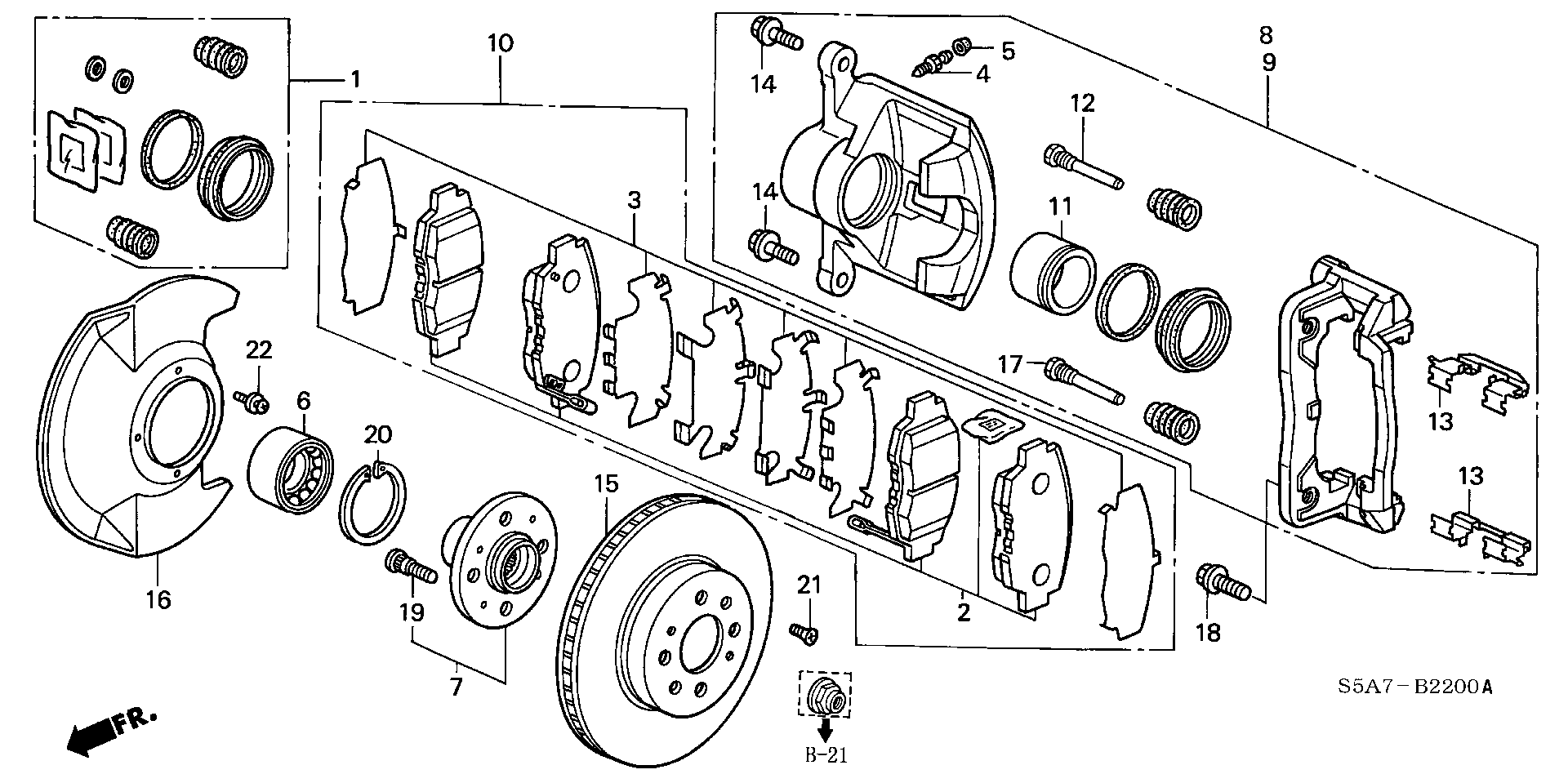 Rover 45251-SK7-J00 - Discofreno www.autoricambit.com