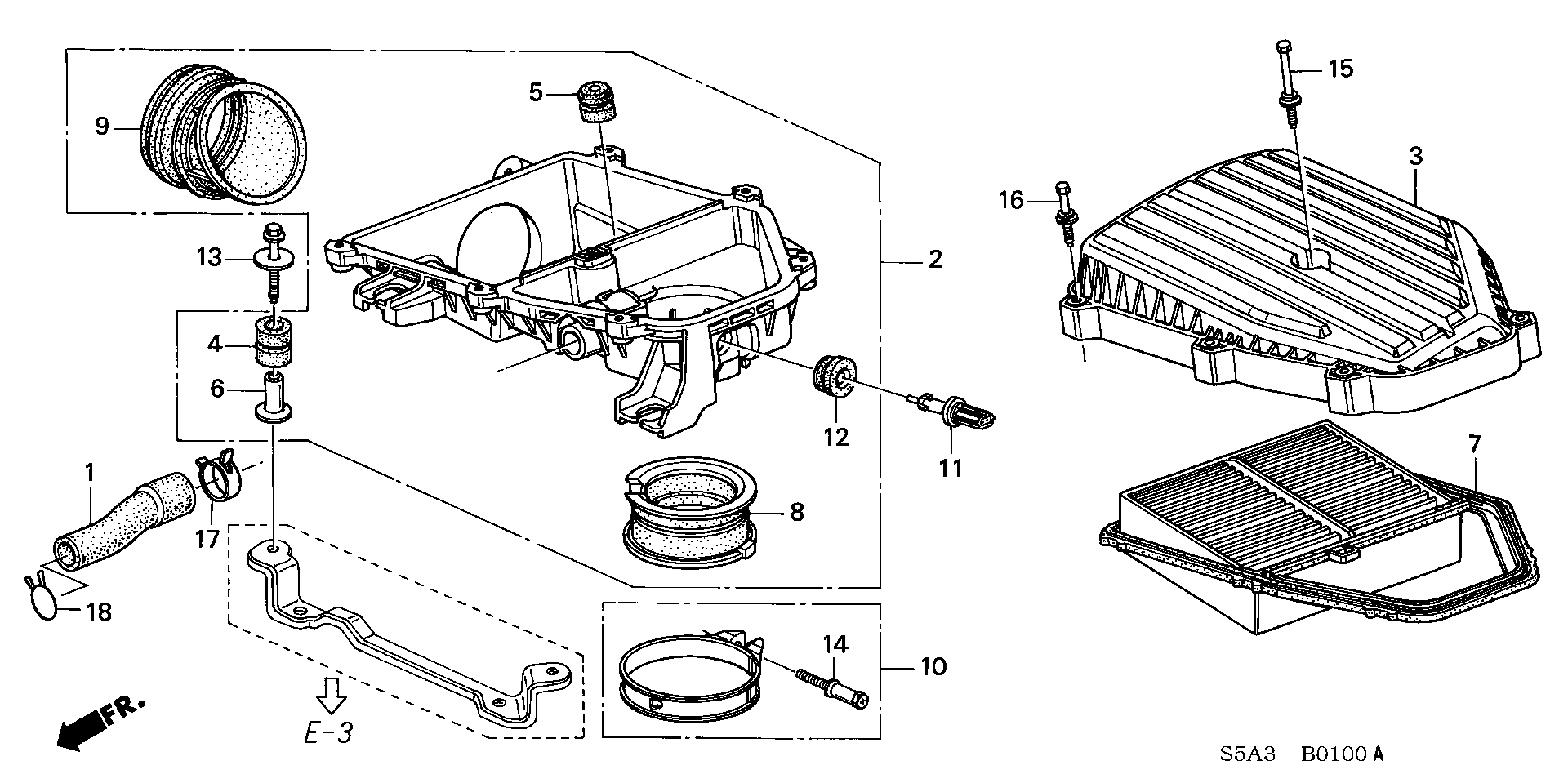 Honda 17220-PLC-000 - Filtro aria www.autoricambit.com