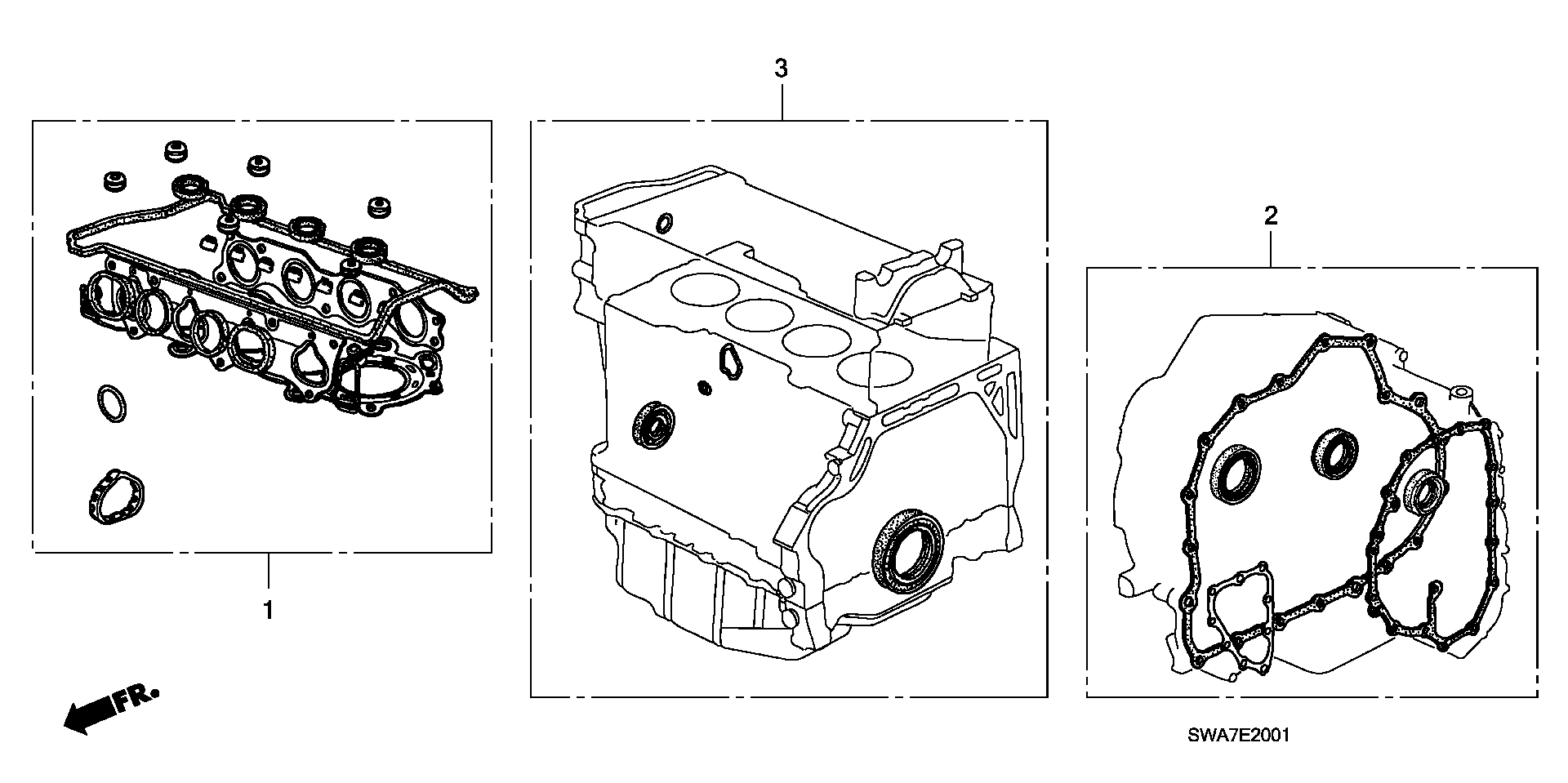 Honda 06114-RRB-A01 - Kit guarnizioni, Monoblocco www.autoricambit.com