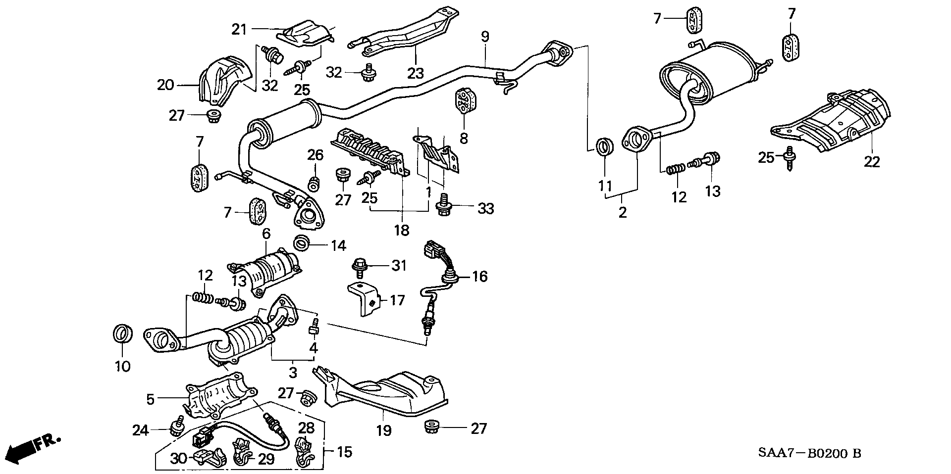 Honda 36531 PWE G01 - Sonda lambda www.autoricambit.com