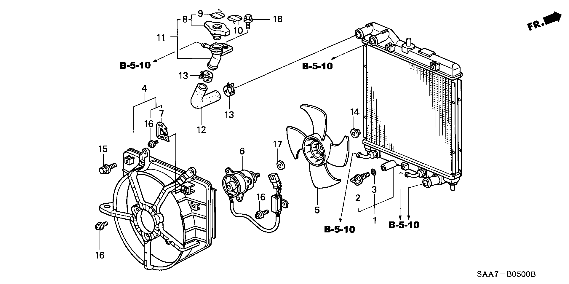 Honda 19045P08014 - Tappo, radiatore www.autoricambit.com